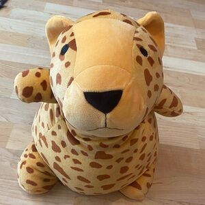 Pillowfort Weighted Yellow and Brown Stuffed Soft Leopard